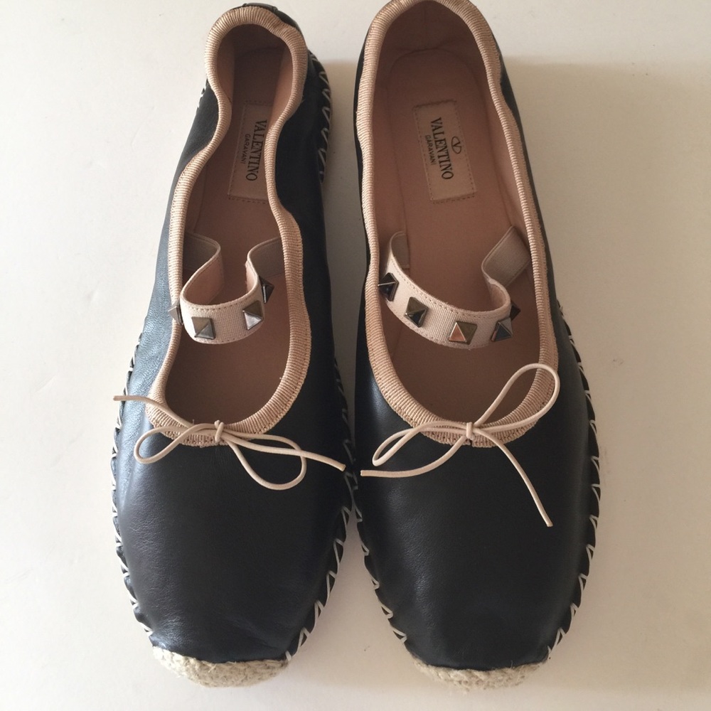 COPY - Valentino Ballerina Rockstud Ballerina.
